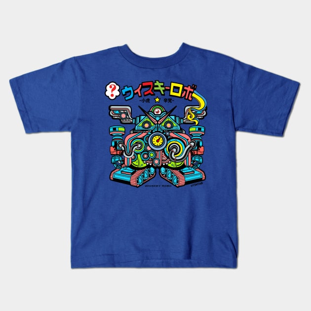 Whiskey-Robo Kids T-Shirt by 1shtar